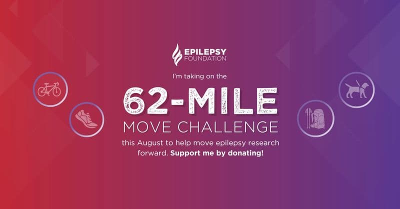 Elise’s 62-Mile Challenge for Epilepsy Awareness 