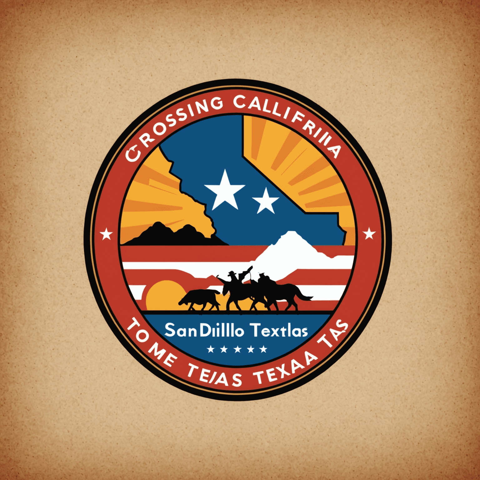Crossing California to Texas