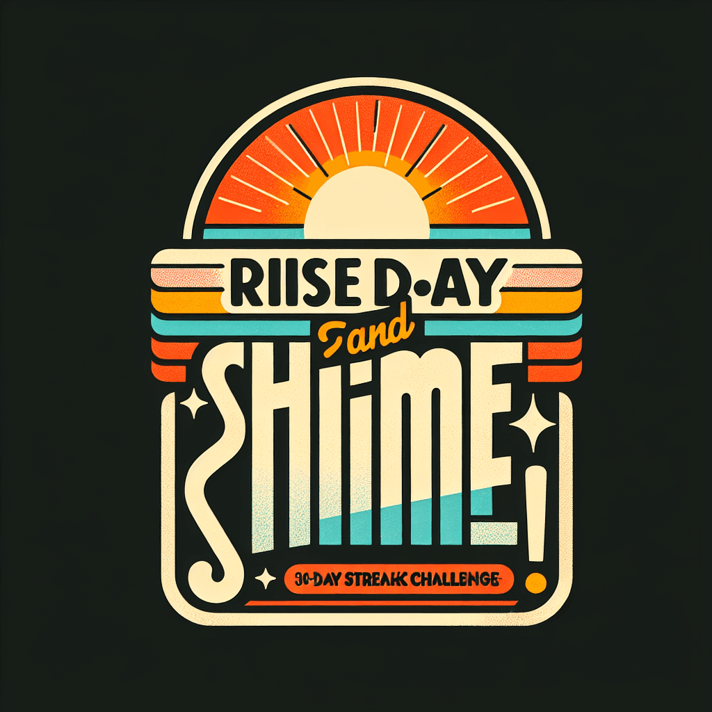 Rise and Shine! 30-Day Streak Challenge